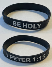 Wristband Silicone Be Holy 1 Peter 1:15 (pack of 20)