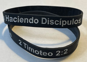 Wristband Silicone Espanol Discipulos Haciendo Discipulos 2 Timoteo 2:2 (pack of 15)