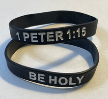 Wristband Silicone Be Holy 1 Peter 1:15 (pack of 20)