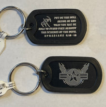 Dog Tag Key Chain 2-FOR-1 NOTW Eph 2:4: Armor of God Eph 6:10-18