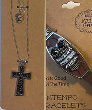 Necklace & Bracelet Faith Gear Rejoice Cross & God is Good (Owl) Pack of 2