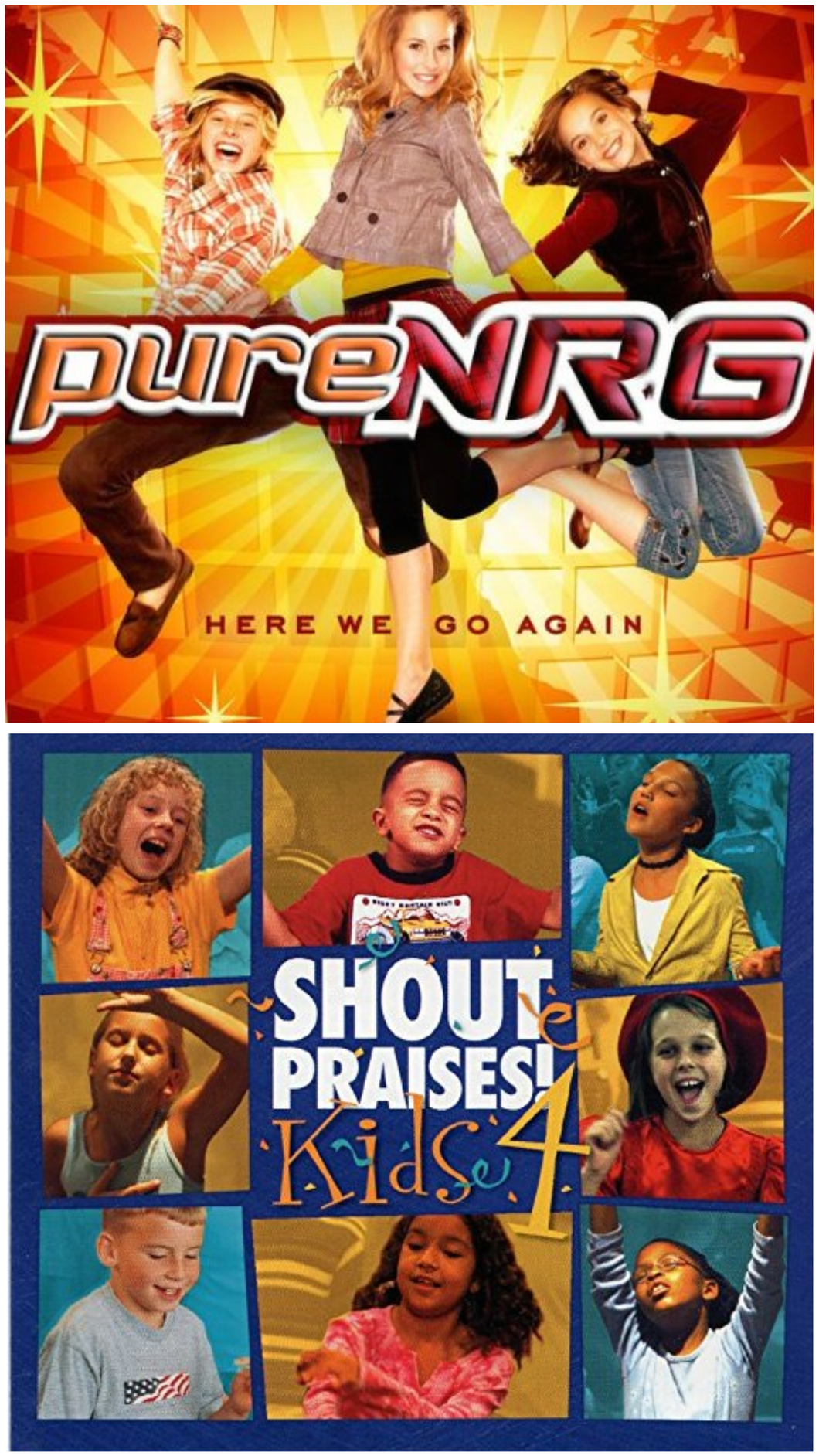 PureNRG Here We Go Again + Shout Praises Kids 2CD