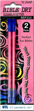 Bible Dry Highlighter 4 Refills GTL Pink (2 packs of 2) Vibrant Color