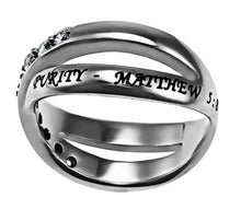 Ring Size 7 (Rad Purity 7) Purity Radiance Stainless Steel Christian Womens Matt 5:8